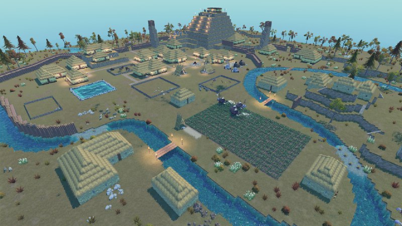 大荒先民/Primitive Society Simulator在这个原始社会模拟器中，你将扮演上古部落的领袖，引导先民开拓自然、打猎耕种；在延续文化与生命的同时，见证与记录先民的诞生、成长与传承