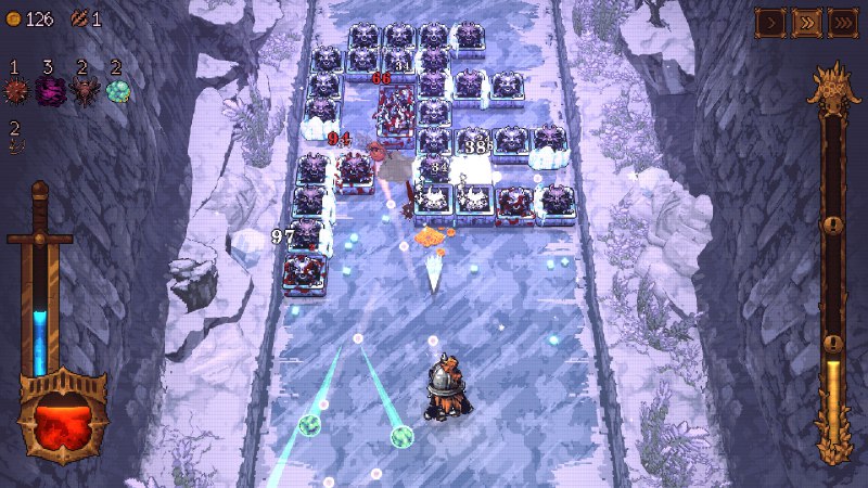 球比伦战记/BALL x PIT在《BALL x PIT》这款生存类roguelite游戏中击碎砖石、融合圆球并搭建基地