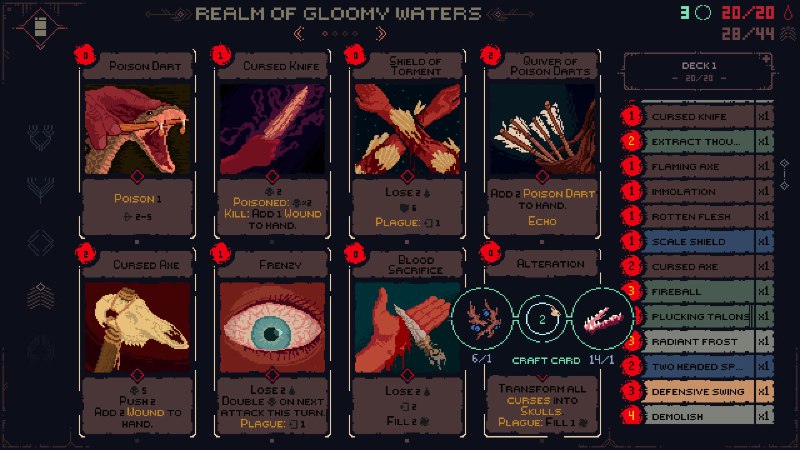 死亡呼啸/Death Howl在类魂卡牌构筑游戏《死亡呼啸》中，勇闯哀伤满溢的灵魂世界