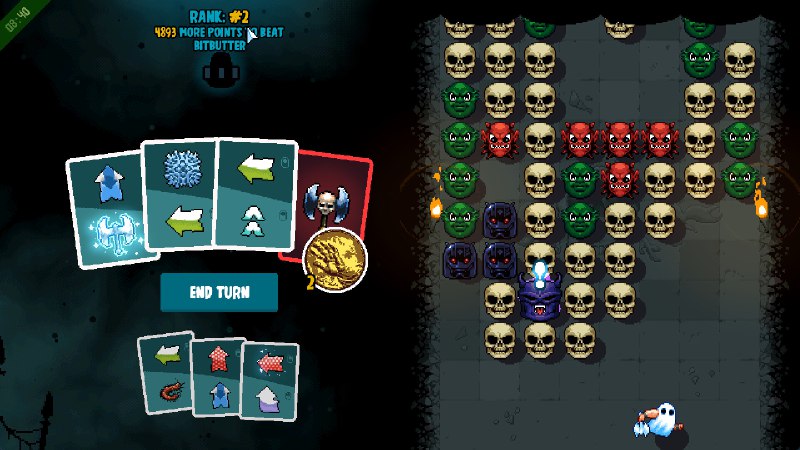 鬼斧神通/Axe Ghost在《鬼斧神通》这款空间回合制战斗游戏中，你需要将地图上的怪物们巧妙地推动拖拉、然后将它们一举击溃