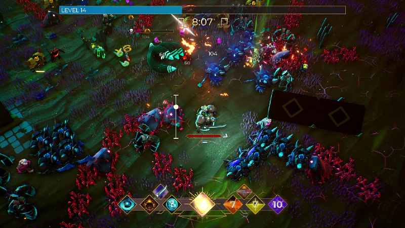 熵幸存者/Entropy Survivors在《Entropy Survivors》这款堪称弹药天堂的Roguelike游戏中，您可以同时控制强大的机甲和神枪手太空青蛙这两个角色