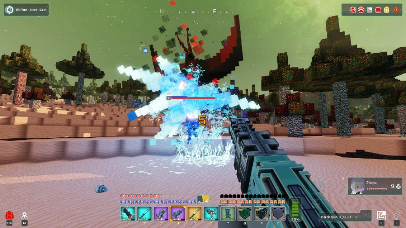 方块奥德赛/Cubic Odyssey《Cubic Odyssey》是一款开放世界冒险游戏，带你开启一场星际旅程，探索众多生机勃勃的行星，制作工具，建造飞艇，对抗红疫