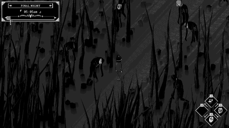 循环的夜/Night Loops这是一趟精神之旅……欢迎来到海滨酒店，你今晚还有一个小时的夜班要上