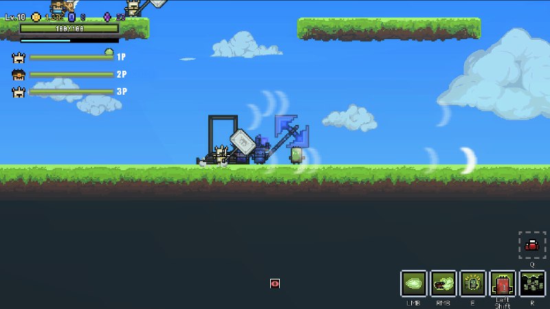 传送地下城/Portal Dungeon《传送地下城》是一款可供单人游玩，但同时也可以支持最多4人联机的国产Roguelite冒险闯关游戏