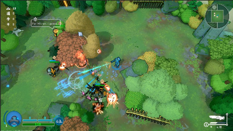 机械觉醒/M.O.O.D.S.这是一款快节奏的俯视角肉鸽射击游戏