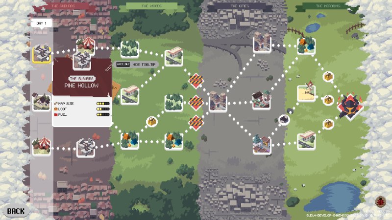 死亡日：狂杀末路/Deadly Days: Roadtrip踏上你的末路之旅吧：在子弹横飞的荒诞梦境里尽情搜刮、射击、碾碎尸潮！你将从一个站点杀到下一个站点，搜寻燃油，再及时撤退