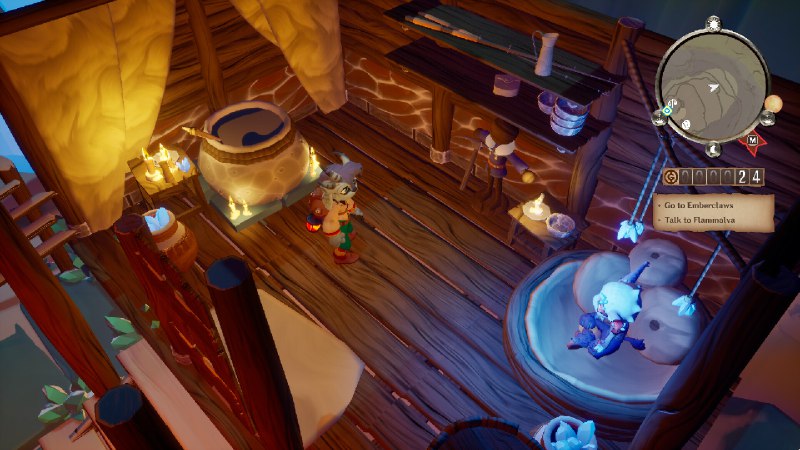 重燃足迹/Rekindled Trails收集并出售远方的物资，在这个温馨的冒险游戏中重建破败的城镇，为黑暗世界重新带来光明