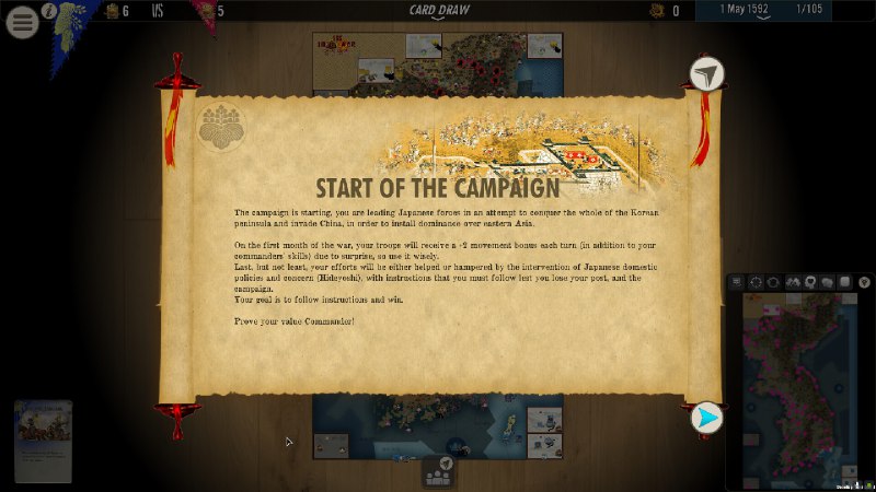 壬辰卫国战争/SGS Imjin War壬辰卫国战争》讲述了 16 世纪末最激烈的冲突之一，描述了 1592 年至 1598 年