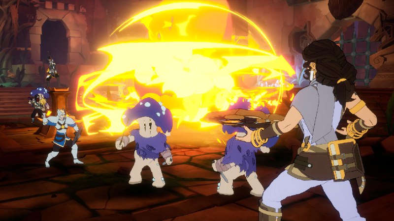 神秘力量/MythForce进入星期六早晨动画天地！在这款第一人称近战Roguelike游戏中，与好友一起展开穿梭地牢与城堡的冒险