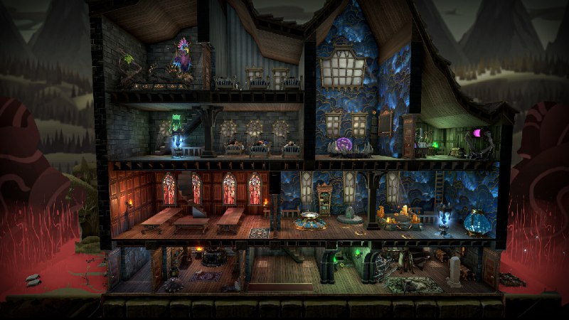 超灵秘法社/Mind Over Magic设计、建造并管理一所魔法学院，并探索校园之下的部分