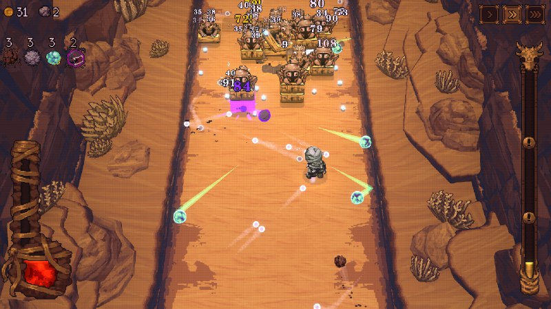 球比伦战记/BALL x PIT在《BALL x PIT》这款生存类roguelite游戏中击碎砖石、融合圆球并搭建基地