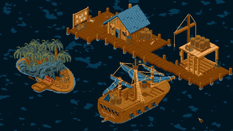 幸存者之海/Sea of Survivors在《幸存者之海》中，你可以扬帆把舵驶向各方，但永远不能停下脚步