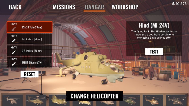 允许开火/Cleared Hot《允许开火》是一款拥有优秀物理效果和轻度战术元素的复古风直升机射击游戏