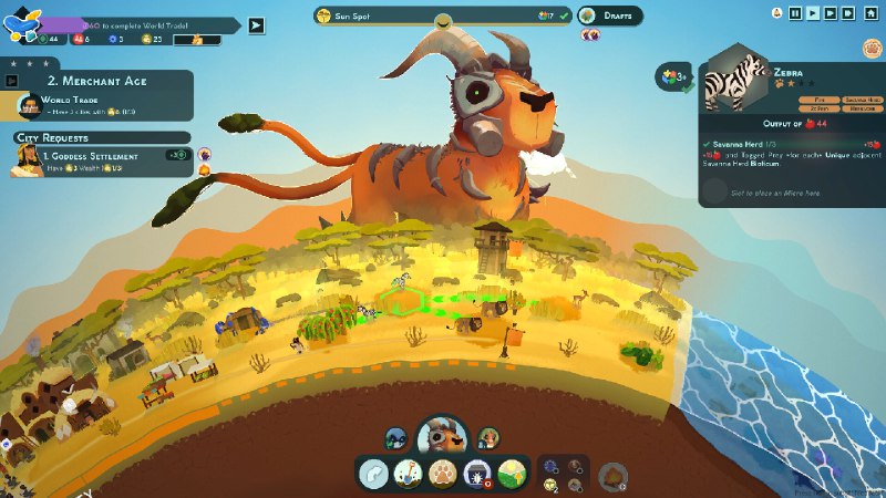 造物主2/Reus 2派出天神泰坦塑造各大世界