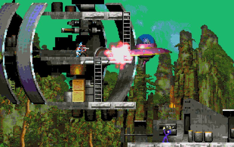 达萨隆之月/Moons Of Darsalon达萨隆之月是一款复古高难度平台游戏