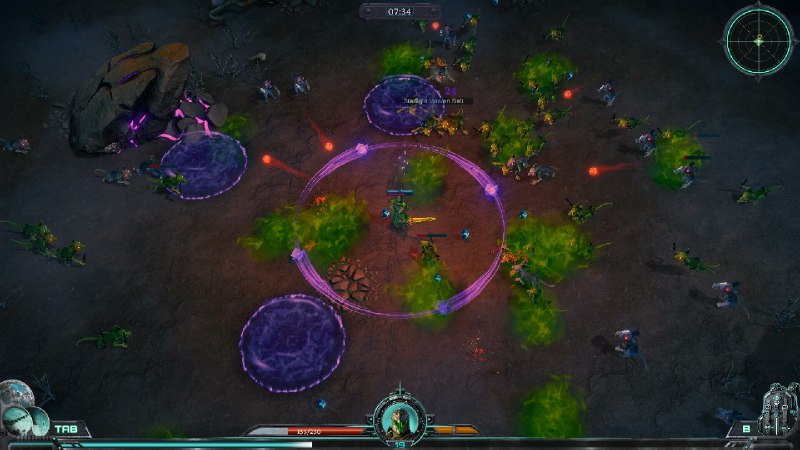 暗黑战甲/Ketz: Galactic Overlords用魔法和激光迎战无尽怪潮！在兼具幸存者和RPG玩法的《暗黑战甲》中化身银河守卫者，用全身的史诗神器与禁忌魔法大杀四方！在被黑暗兽潮包围的绝望中，以寒冰冻结时间、虚空操纵法则