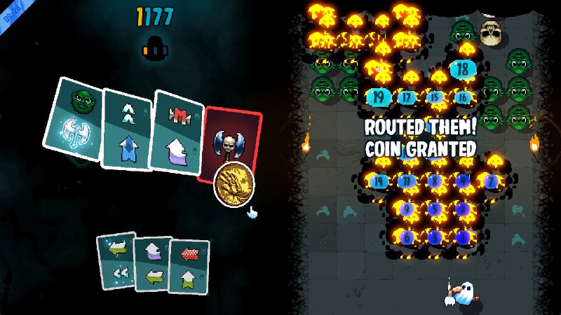 鬼斧神通/Axe Ghost在《鬼斧神通》这款空间回合制战斗游戏中，你需要将地图上的怪物们巧妙地推动拖拉、然后将它们一举击溃