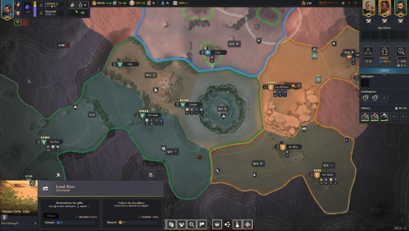 沙丘:香料战争/Dune: Spice Wars这是一款具有4X元素的即时战略游戏，由广受好评的《Northgard》的开发商制作