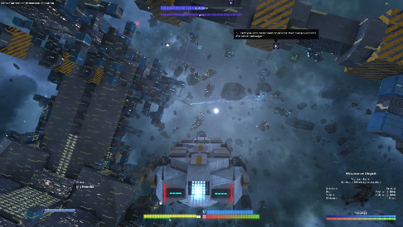 猎户座/Avorion一款程序化的合作太空沙盒游戏，玩家可以用动态可伸缩的方块建造自己的太空舰船