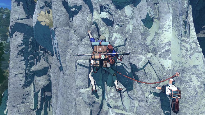 孤山独影/Cairn在《Furi》和《Haven》制作组打造的全新生存攀岩游戏中，挑战自我，刷新登高记录