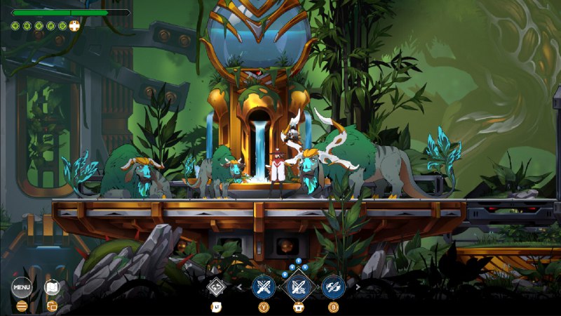 伊娜雅：断世之光/INAYAH – Life after Gods《伊娜雅：断世之光》是一款融合了类银河战士恶魔城（Metroidvania）元素的刺激横版动作游戏