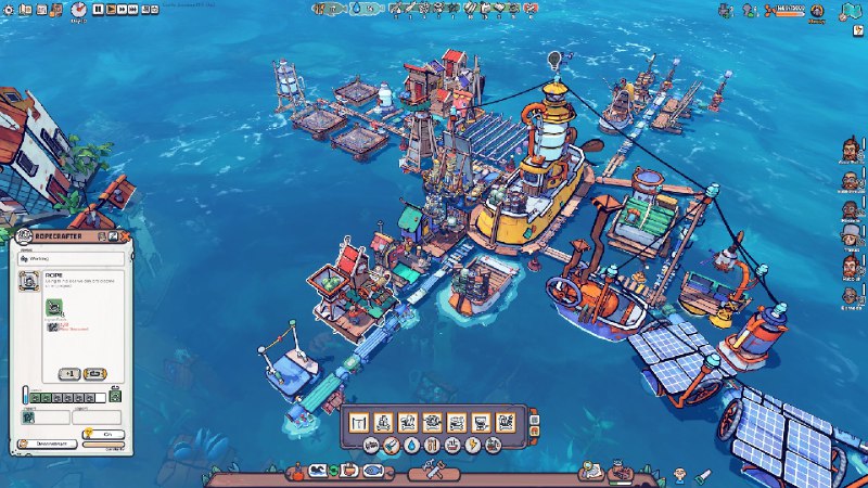 漂流品/浮游世界/Flotsam垃圾浮岛城镇生存游戏！努力从海面搜寻宝贵的垃圾，发展您的城市，同时尽力在这个丰富多彩的劫后世界中生存下来