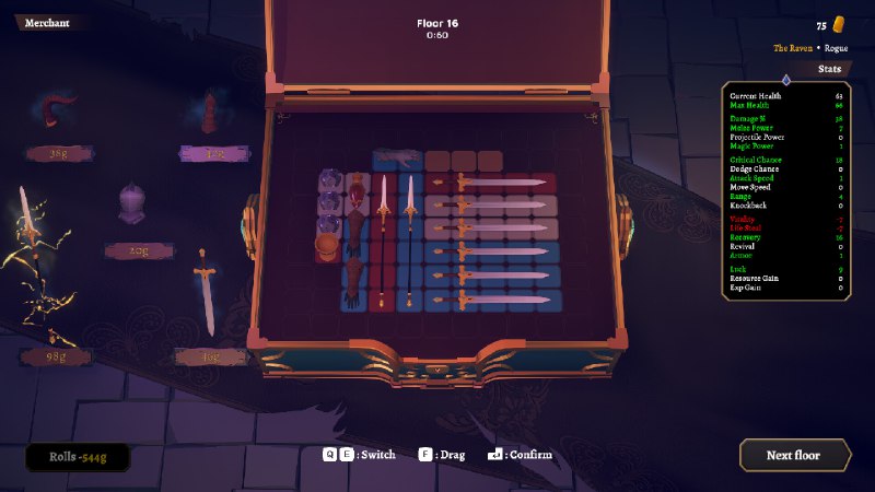 武器之神/God Of Weapons踏上《武器之神》惊心动魄的旅程吧！《武器之神》是一款动作类roguelike游戏，玩家必须勇闯卓尔之塔，夺回世界上的最后一束光