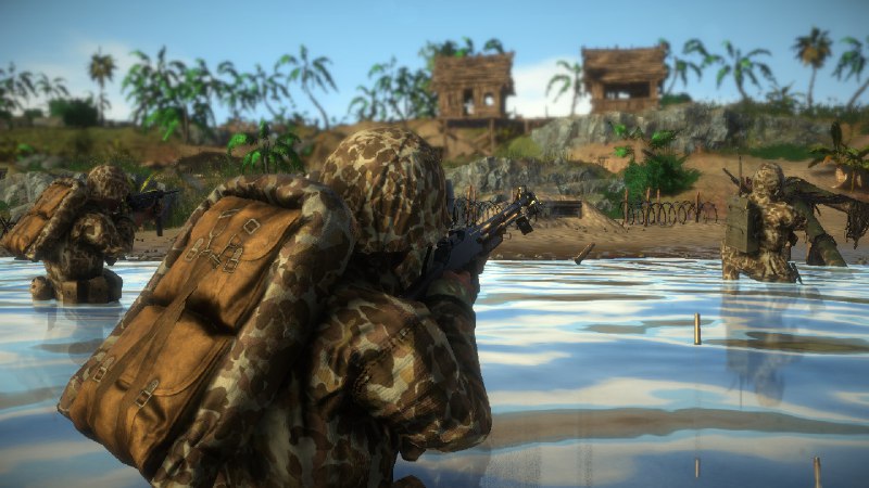 浅红2/轻松挂彩2/Easy Red 2步兵与装甲车、坦克、大炮以及飞机协力共同参与庞大的战斗