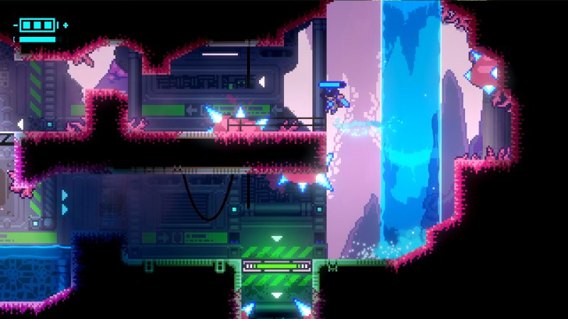 基因恐慌/Genopanic基因恐慌是一款像素风的类银河战士恶魔城平台冒险游戏