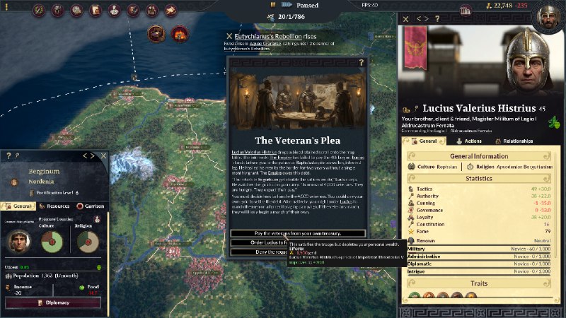 帝国陨落/Fall of an Empire作为摇摇欲坠之境的皇帝，在这部宏大战略史诗中力挽狂澜，延缓帝国的崩塌