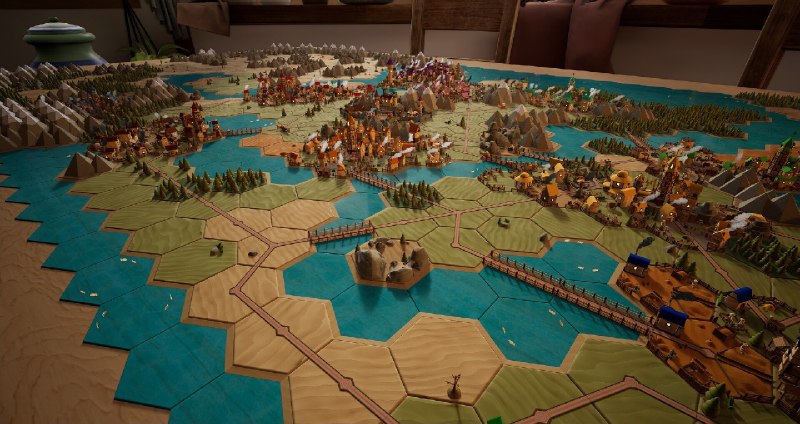 贸易之路/Let Them Trade踏上《贸易之路》，在桌面建设你的商业王国！身为国王，你需要规划地块建设城镇，充分利用周边的宝贵资源