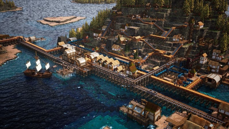 鼠宝小镇/Whiskerwood以猫大人之姿，压迫辛勤工作的鼠鼠们建立家园，让它们臣服在你的猫掌之下！这款城市建造游戏具备精细的生产链与模拟机制