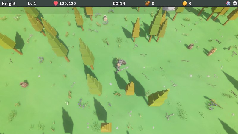 树林中/In Woods丛林中（In Woods）是由Vantavis Studio制作发行的一款肉鸽生存类游戏，游戏采用极简的低模画风，玩家将在游戏中面对源源不断涌来的怪物们，通过不断的战斗获取经验，升级你的角色获取更强大的能力，在游戏中努力的生存下去，击败最终BOSS获取游戏胜利