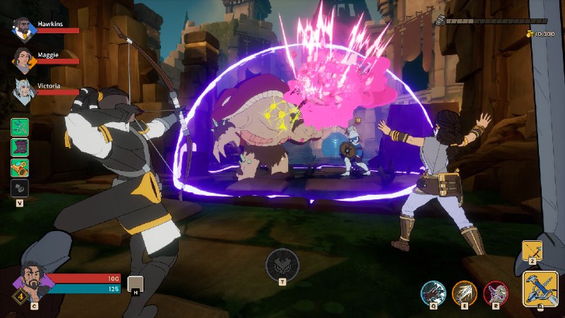 神秘力量/MythForce进入星期六早晨动画天地！在这款第一人称近战Roguelike游戏中，与好友一起展开穿梭地牢与城堡的冒险