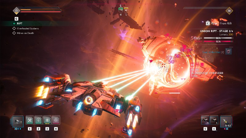 永恒空间2/EVERSPACE 2《EVERSPACE 2》是一款快节奏的单人太空射击游戏，拥有太空和行星间的探索体验、丰富的战利品数量、采集和制造以及更多经典的RPG元素