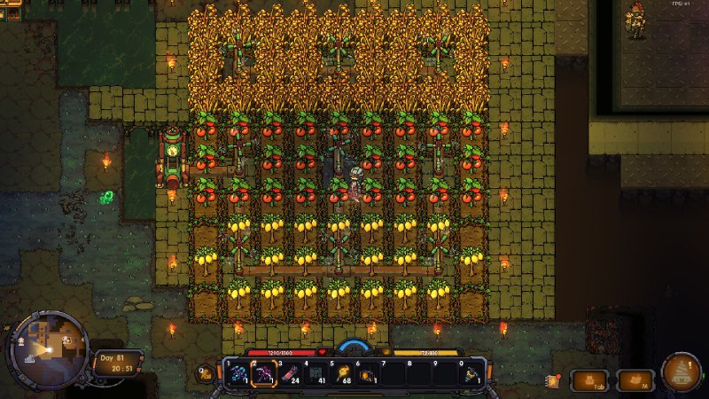 地心归途/Return From Core这是一款结合探索，建造，种田，自动化与魔物娘的沙盒冒险游戏