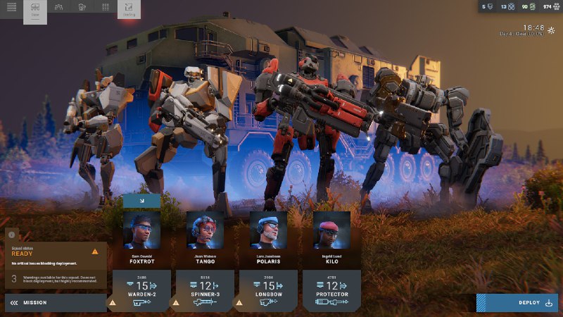 幻影旅团/Phantom Brigade《幻影旅团》是一款融合了回合制和实时战术的角色扮演游戏，它创新性地配备了基于时间线的指挥系统