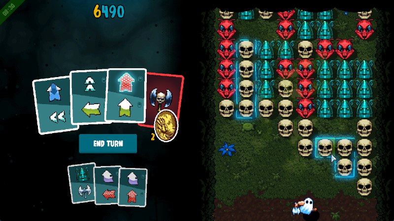 鬼斧神通/Axe Ghost在《鬼斧神通》这款空间回合制战斗游戏中，你需要将地图上的怪物们巧妙地推动拖拉、然后将它们一举击溃