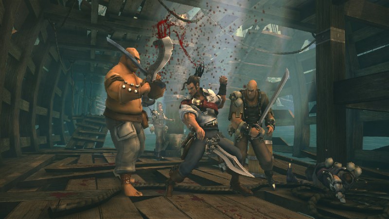 浴血船长/Captain Blood浴血船长是一款以海盗为主题的动作游戏，在游戏中，你将扮演一名可怕的海盗，寻找黄金和荣耀