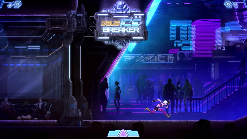 伊甸园创世纪/Eden Genesis《Eden Genesis》是一款平台遊戲，專注於在霓虹燈和企業主導的賽博朋克世界中進行快節奏的考驗、快速的反應和豐富的故事