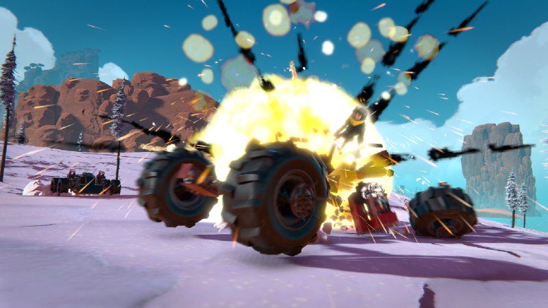 赛道大师/机械制造者/Trailmakers释放你的创造力，打造各式各样的载具，探索Trailmakers的开放世界，或者与你的朋友比试各自载具的速度、耐久度和多用性