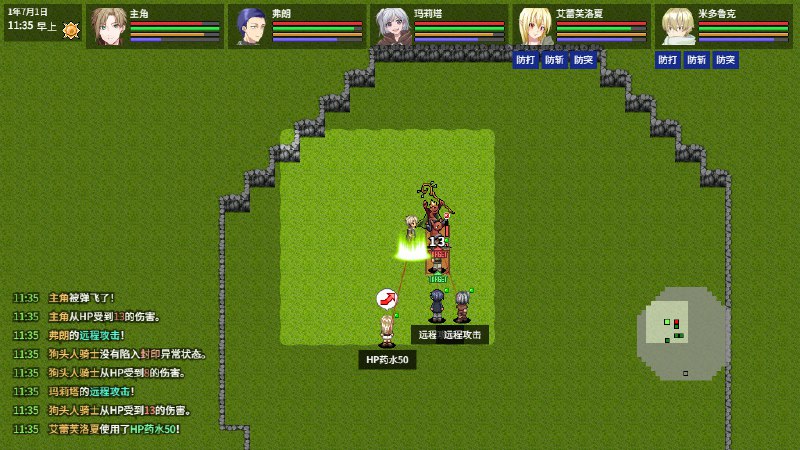 异世界创造者/Creator of Another World自由度相当高的Roguelike RPG（类迷宫探索型角色扮演游戏）