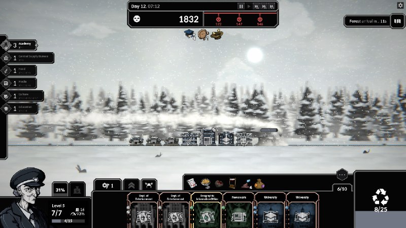 霜雪列车2/Frostrain 2成为最后的机车司机，统治这片冰封世界中仅存的列车社会