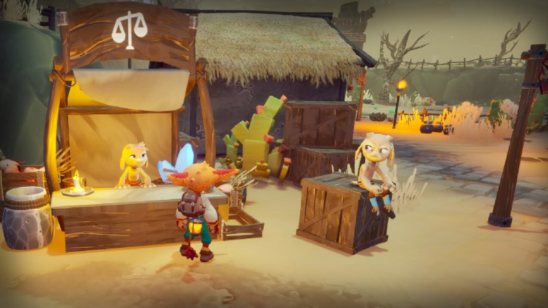 重燃足迹/Rekindled Trails收集并出售远方的物资，在这个温馨的冒险游戏中重建破败的城镇，为黑暗世界重新带来光明