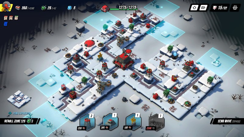 塔防统治/Tower Dominion在这款独特的 Roguelike 塔防游戏中，一边建造和设计地形，一边防御你的堡垒，抵御外星人入侵