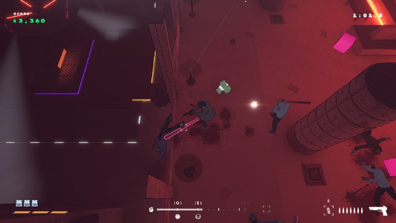 适合雇佣/Suit for Hire《Suit for Hire》是一款充满挑战的动作射击游戏，玩家需要巧妙地将武器与武术相结合，释放出精心设计的暴力场面