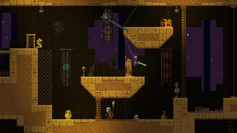 世界光环/Aura of Worlds灵域是一款充满混乱与创意的策略Rogue-lite平台游戏