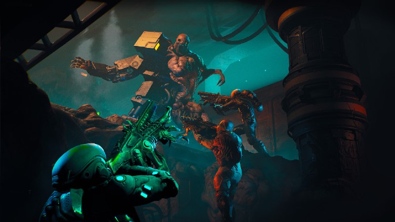 撕裂/RIPOUT《Ripout》是一款在线合作恐怖 FPS 游戏，玩家将在由程序生成的废弃飞船中战斗，飞船上充斥着各种能对其外星躯体进行重构的变异体