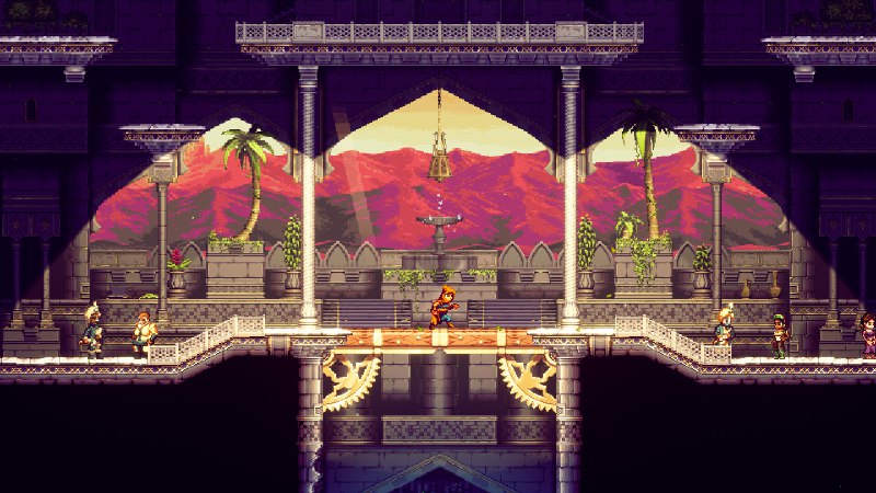 围攻与沙狐/The Siege and the Sandfox这是一款融合了“银河战士恶魔城”类型与潜行元素的2D横版跑酷游戏