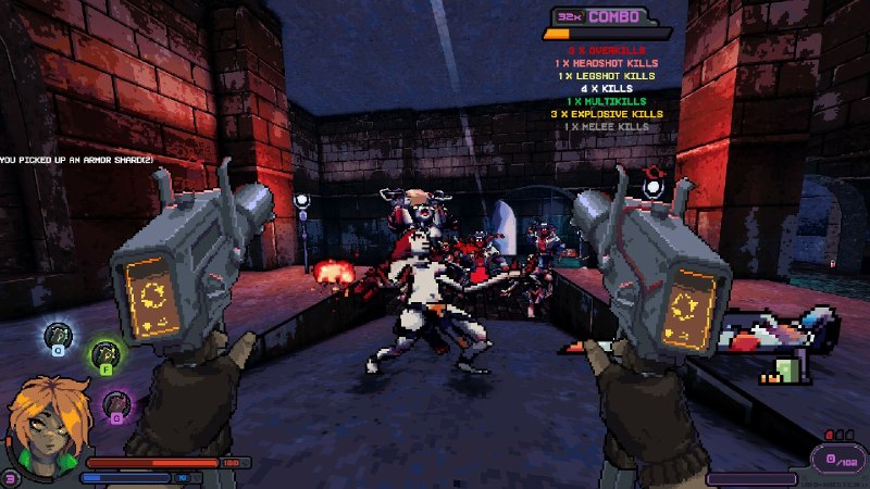 术士计划2/Project Warlock II一款充满枪战、魔法、恶魔、垂直竞技场、3D视觉效果、2D精灵图和重金属音乐的血腥复古游戏，让你肾上腺素狂飙